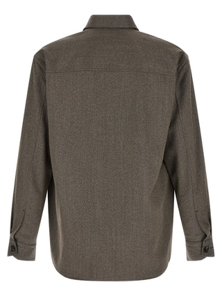Brown Wool Blouse