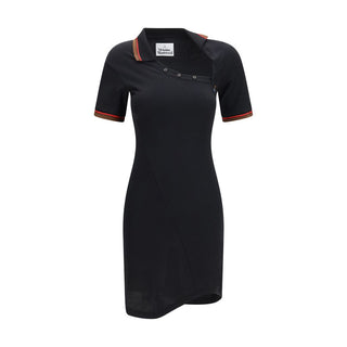Black Cotton Casual Dress