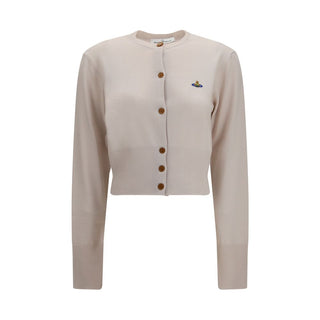 Beige Silk Cardigan