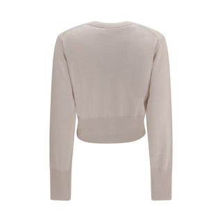 Beige Silk Cardigan