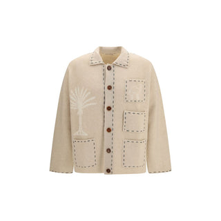 Beige Cashmere Cardigan
