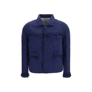 Blue Alpaca Vicugna Pacos Full-Length Jacket