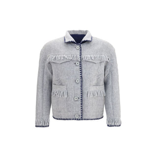 Blue Alpaca Vicugna Pacos Full-Length Jacket