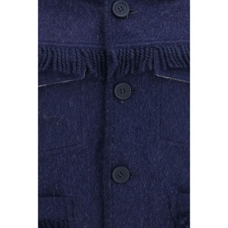 Blue Alpaca Vicugna Pacos Full-Length Jacket