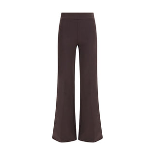 Brown Polyamide Casual Pants