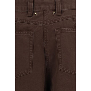 Brown Cotton Cargo Pants