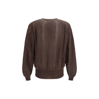 Brown Mohair Cardigan
