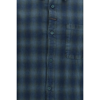 Bicolor Cotton Pattern Shirt