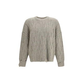 Beige Wool Oves Aries Sweatshirt
