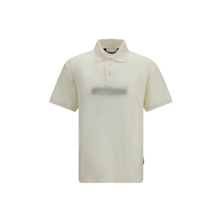 Beige Cotton Polo Shirt