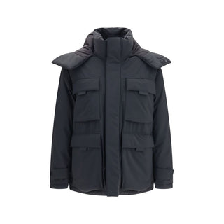 Black Goose Down Shell Jacket