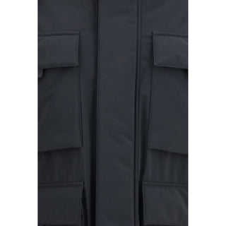 Black Goose Down Shell Jacket