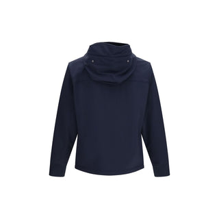Blue Polyester Shell Jacket