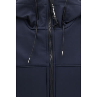 Blue Polyester Shell Jacket