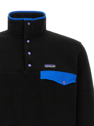 Black Polyester Cardigan