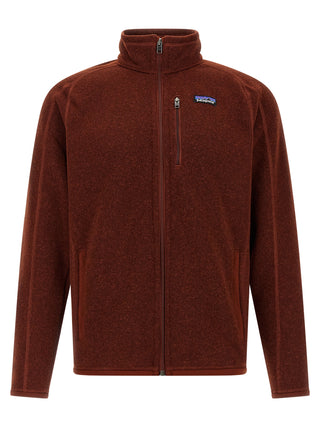 Red Polyester Full-Length Jacket