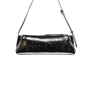 Black Polyurethane Women's Handbag
