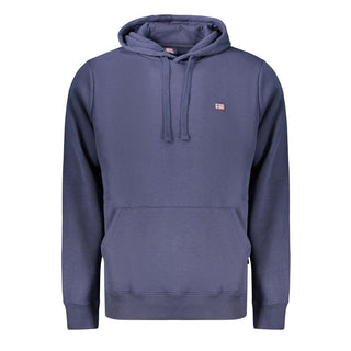 Blue Cotton Mens Sweatshirt