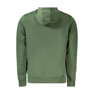 Green Cotton Mens Sweatshirt