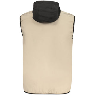 Brown Polyester Men's Vest