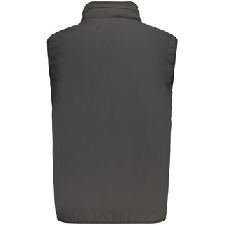 Black Polyester Mens Vest