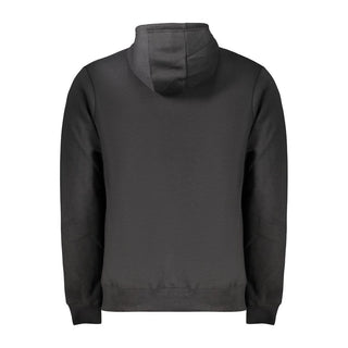 Black Cotton Men's Sweatshirt
