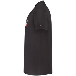 Black Cotton Men's T-Shirt