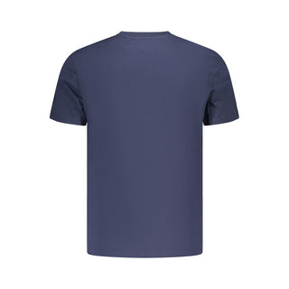 Blue Cotton Men's T-Shirt