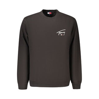 Black Cotton Men's Sweatshirt