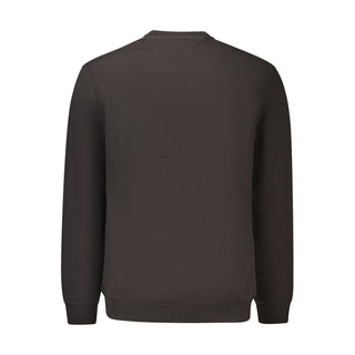 Black Cotton Men's Sweatshirt