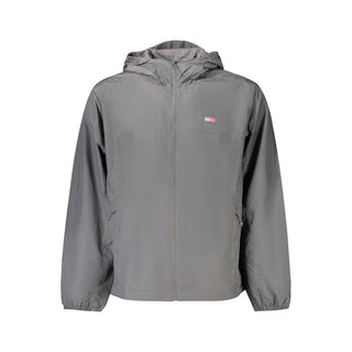 Gray Polyamide Men's Jacket