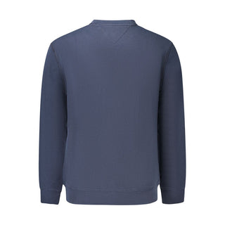 Blue Cotton Men's Sweatshirt