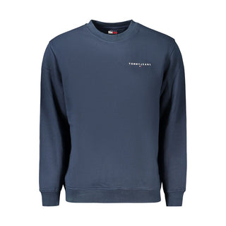 Blue Cotton Men's Sweatshirt