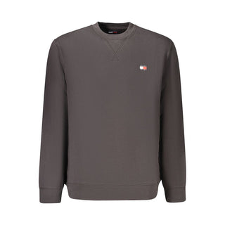 Black Cotton Menswear Sweatshirt