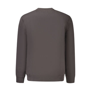 Black Cotton Menswear Sweatshirt