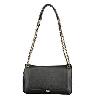 Black Polyurethane Women's Bag