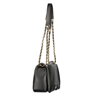 Black Polyurethane Women's Bag