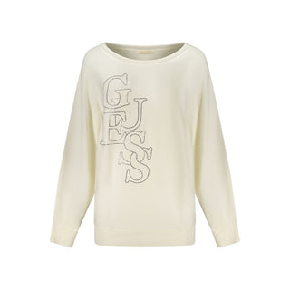 White Viscose Sweatshirt