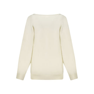 White Viscose Sweatshirt