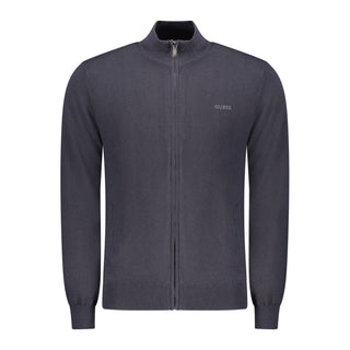 Blue Wool Cardigan