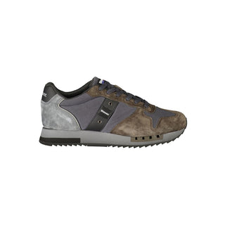 Gray Polyurethane Men's Sneaker