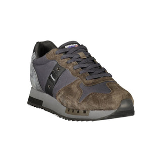 Gray Polyurethane Men's Sneaker