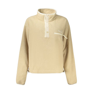 Beige Polyester Women's Sweatshirt