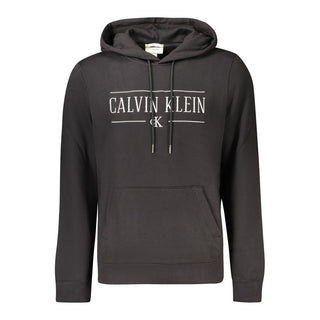 Black Cotton Men's Sweatshirt