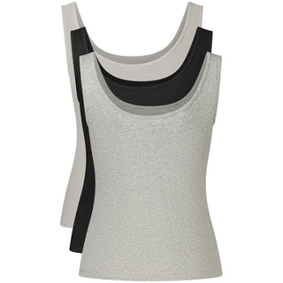 Black Cotton Womens Tank Top