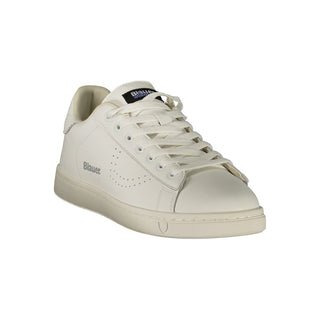 White Polyurethane Men's Sneaker