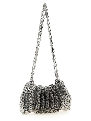 Silver Stainless Steel Shoulder Bag