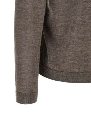 Brown Cashmere Cardigan