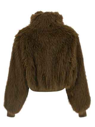Bicolor Virgin Wool Bomber