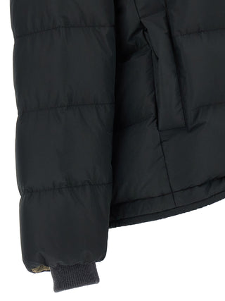 Black Cotton Full-Length Jacket